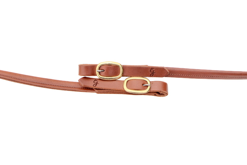 Folded Leather Split Reins