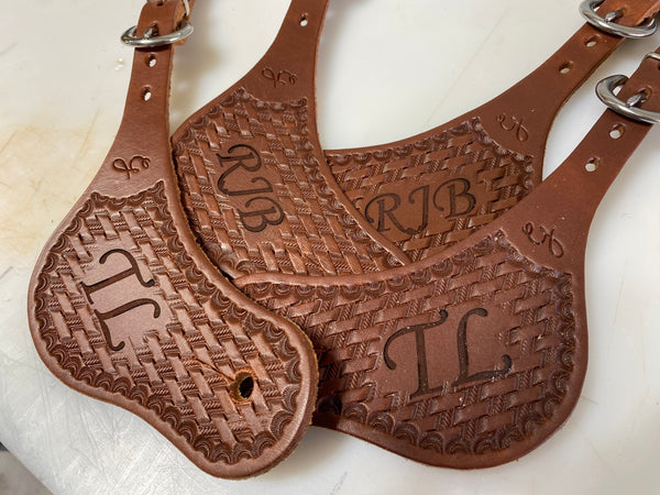 Custom Laser Engraved Spur Straps - Ladies/Youth