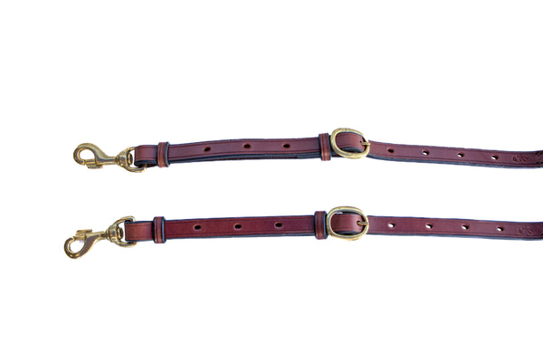 Cotton/ Leather Sporting Reins