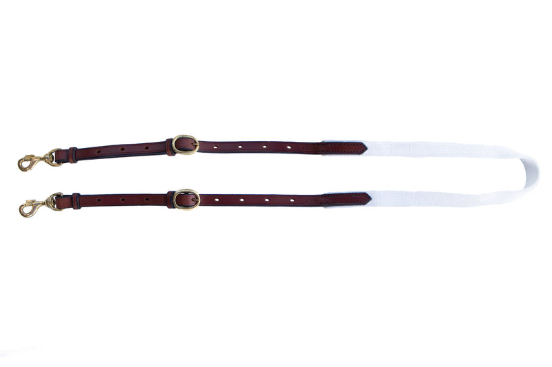 Cotton/ Leather Sporting Reins