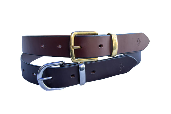 Italian Leather Dress Belt -  1 ½”