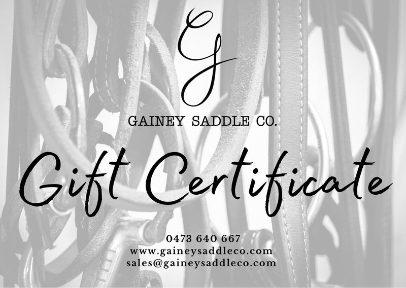 Gainey Saddle Co. Gift Card